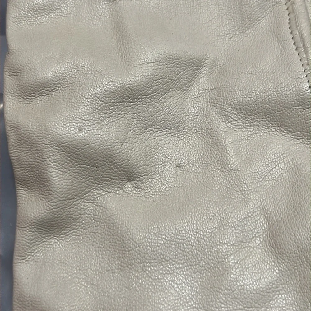 Vintage Raalte Ivory Silk Lined Butter Soft Deerskin Gloves Sz 6.5